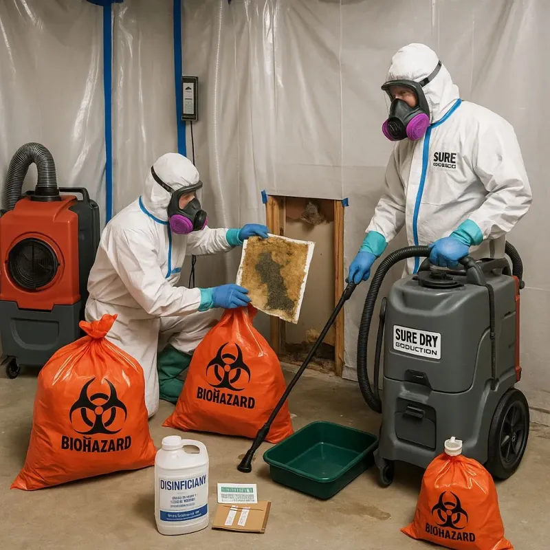 Contaminated Water Handling Protocols process in Clay County, MS